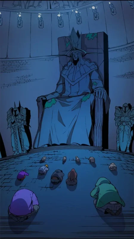 Download Solo Leveling Statue of God Meme Template HD