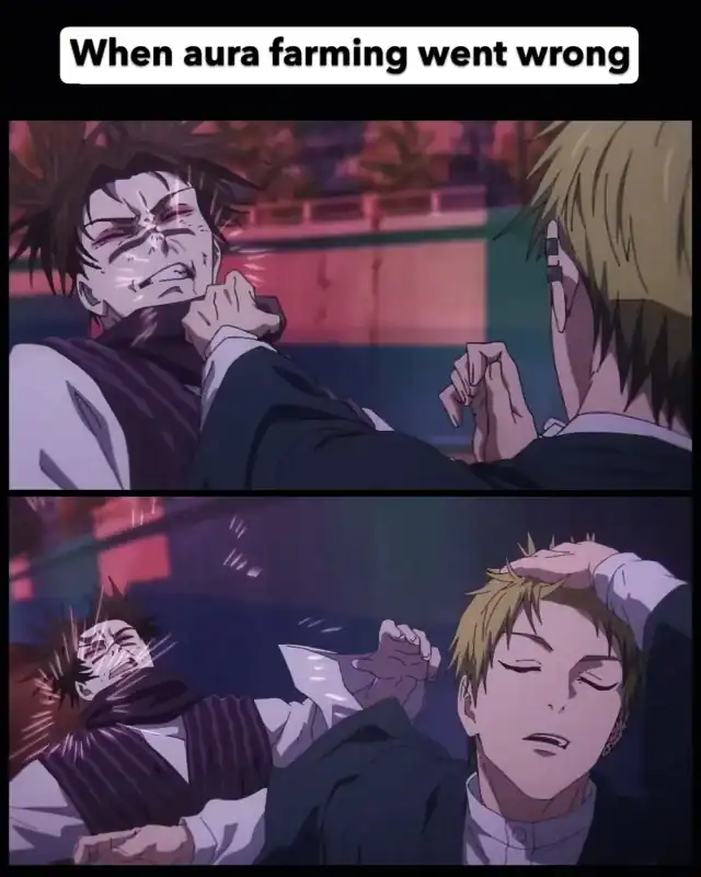 When Aura Farming Went Wrong – Choso vs Naoya JJK Meme
