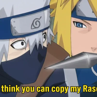 Copy my Rasengan meme Minato Kakashi kunai Naruto HD