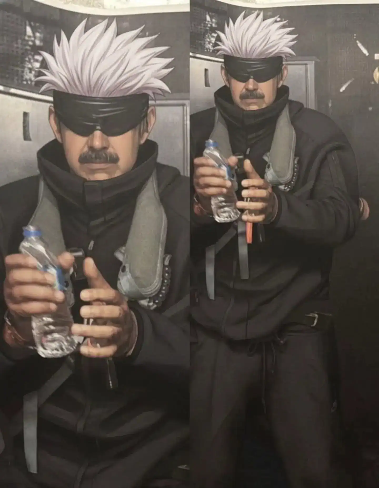 Nicolas Maduro cosplay as Satoru Gojo JJK meme in HD