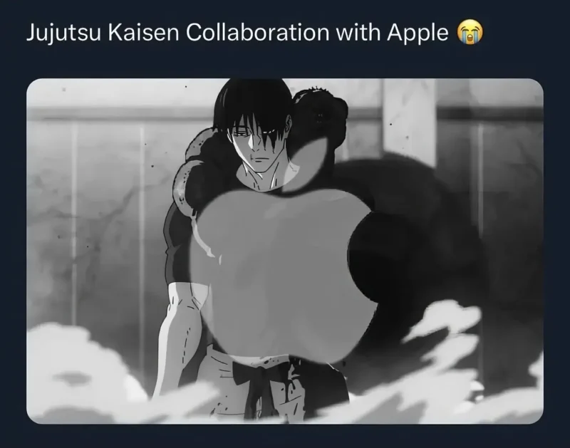 Toji Meme Apple – Jujutsu Kaisen’s Funniest Death Scene Parody