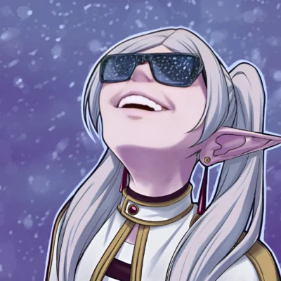 Frieren looking up meme Beyond Journey’s End