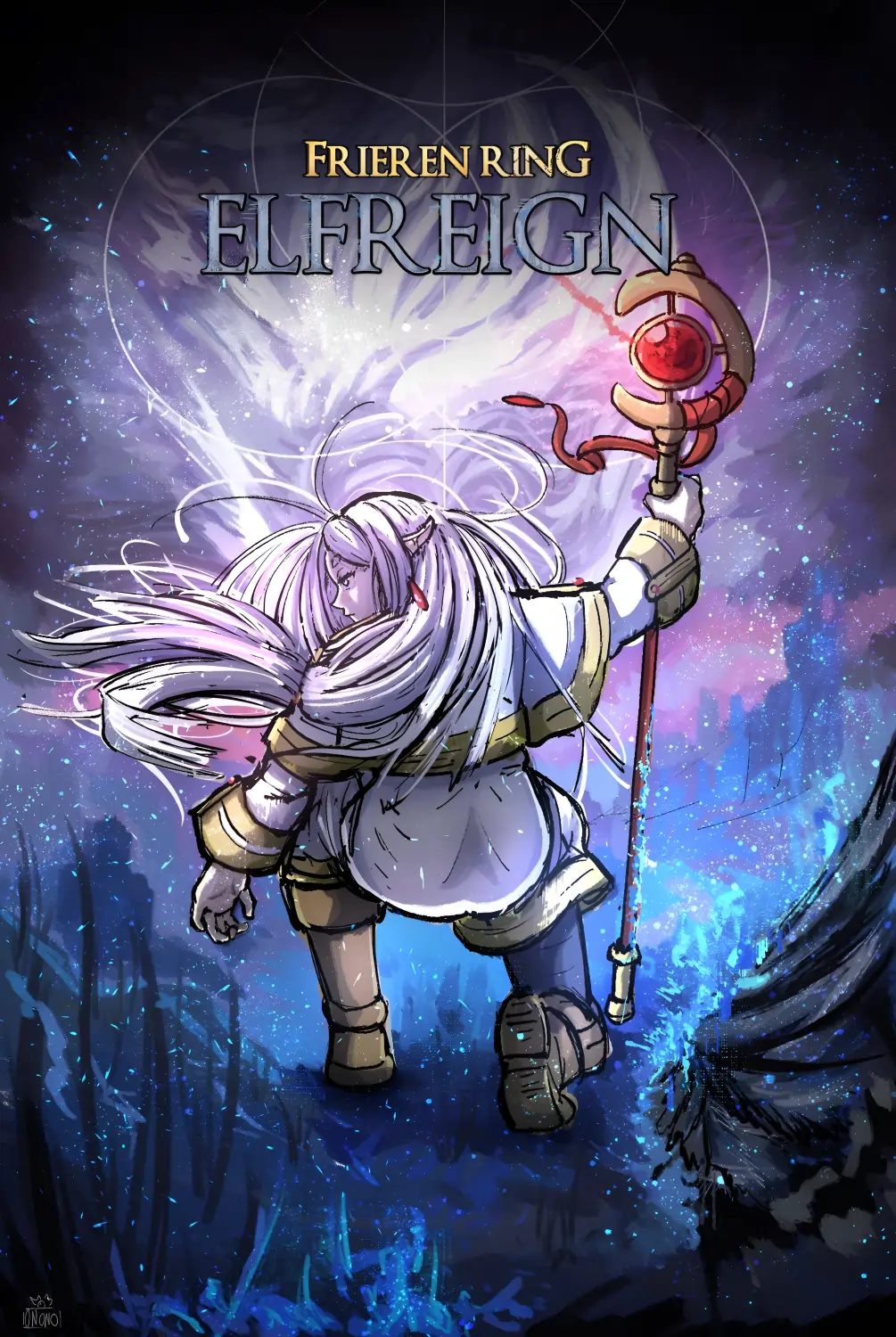 Frieren Elden Ring crossover meme Elfreign