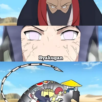 Hinata Byakugan meme Naruto Shippuden scene