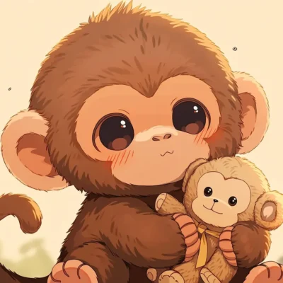 Punch the monkey meme cute sad monkey