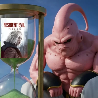 Resident Evil Requiem waiting meme hourglass