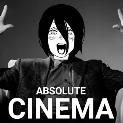 Reze absolute cinema meme Chainsaw Man
