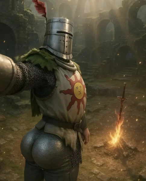 Solaire of Astora Meme – Praise the Selfie DS3