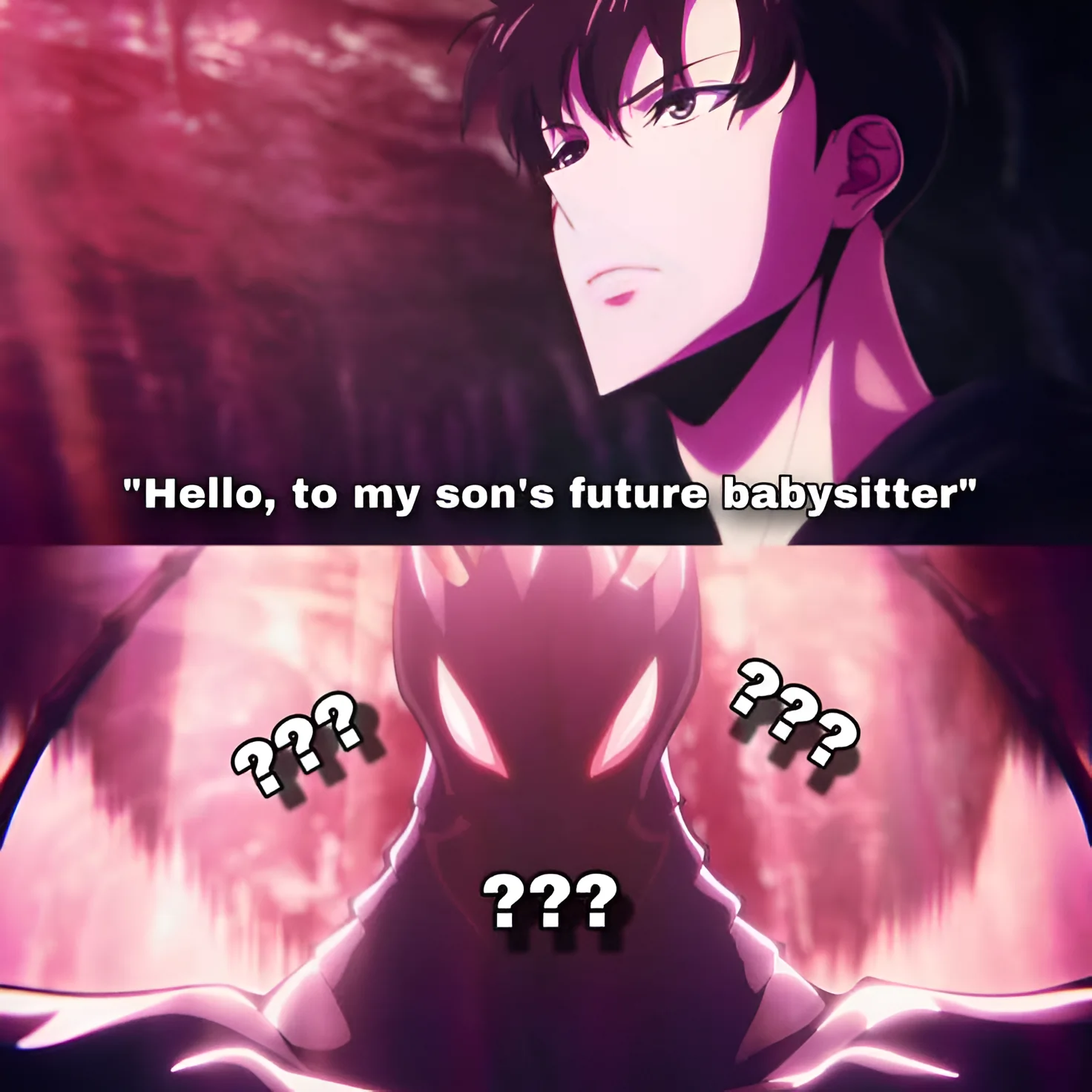 Solo Leveling meme Sung Jin-Woo Beru confusion moment