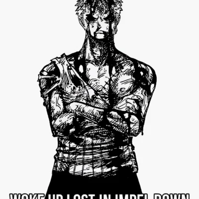 Zoro nothing happened meme from One Piece anime