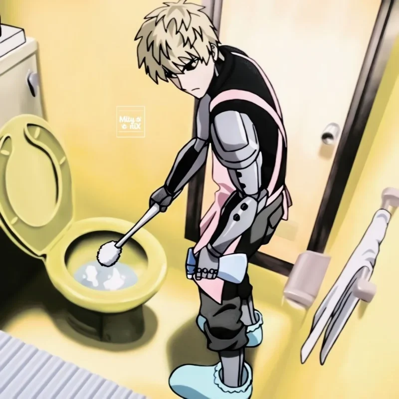 Genos Cleaning Meme – When You Take It Too Seriously
