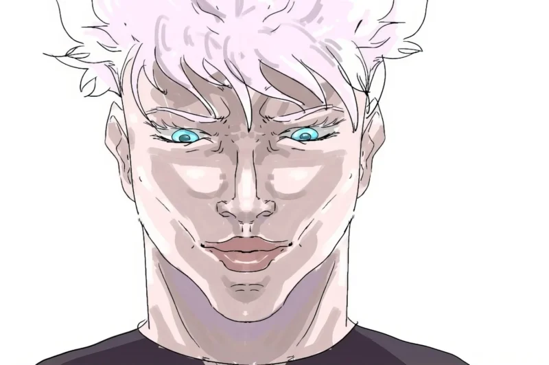 Gojo Mewing Meme – Limitless Chad Mode
