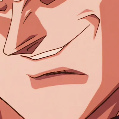 Goku smile meme HD blank template