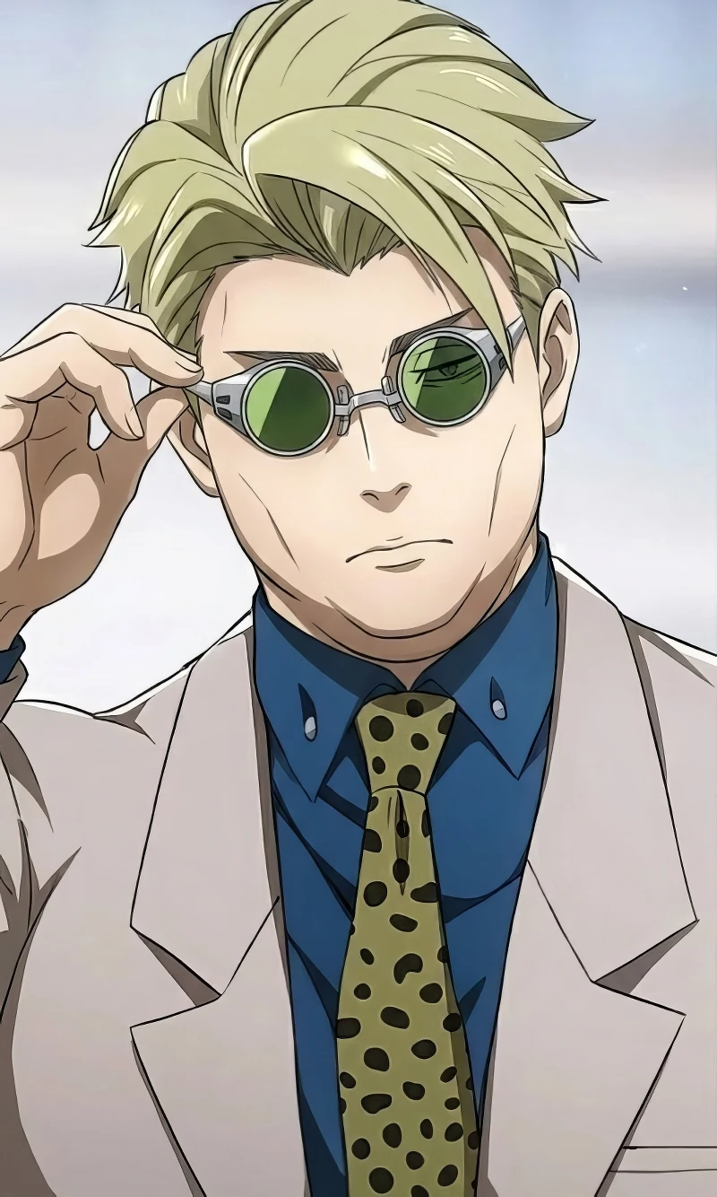 Kento Nanami fat face meme wide edit from Jujutsu Kaisen anime