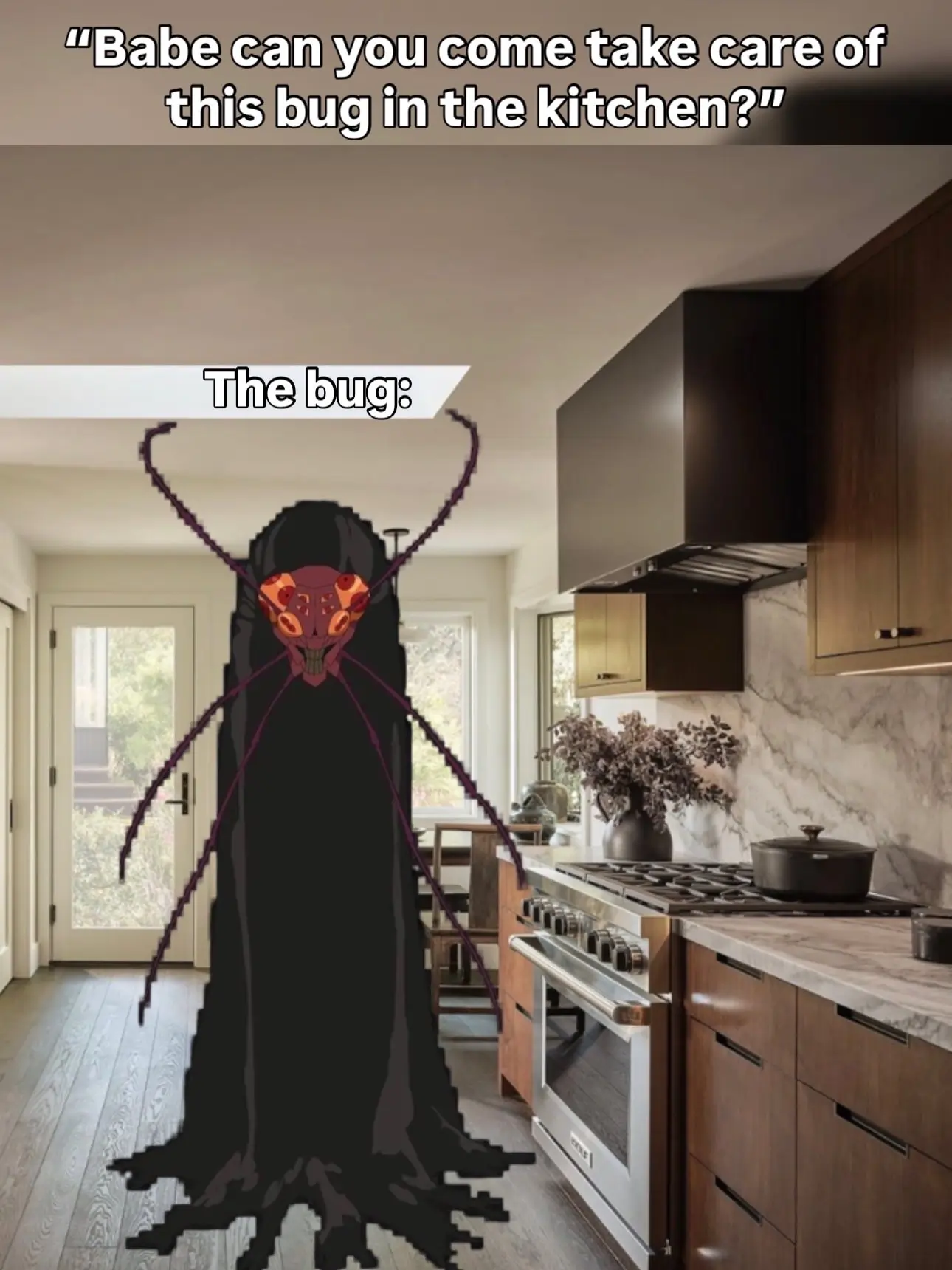 kurourushi bug meme jujutsu kaisen monstrous insect curse kitchen meme