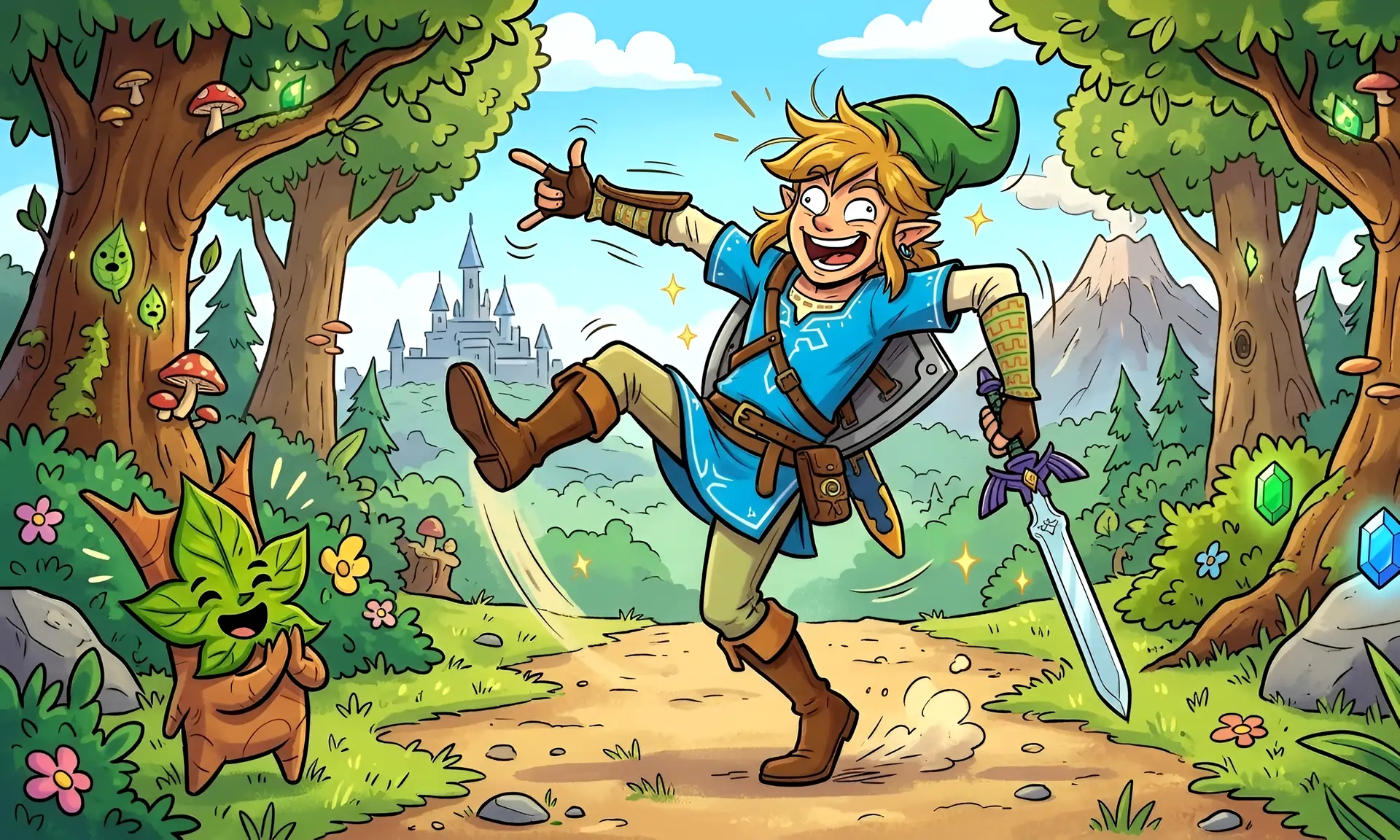 Link Dancing Meme – The Legend of Zelda HD Meme Link dancing meme from The Legend of Zelda