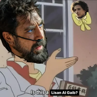 Lisan al Gaib meme from Dune 2