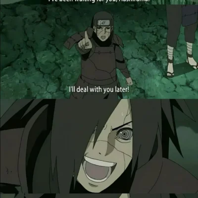 Madara Uchiha meme waiting for Hashirama Naruto