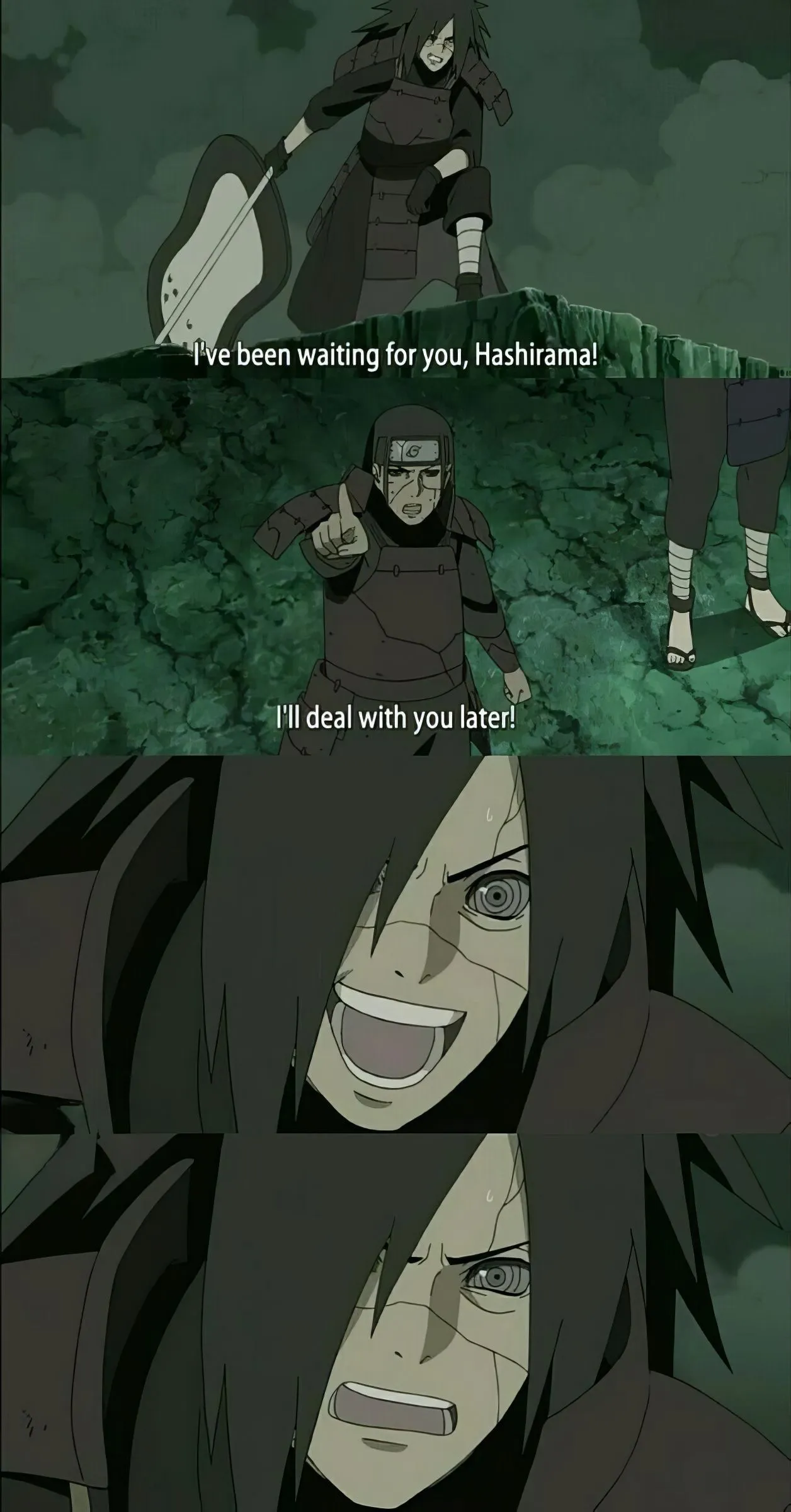 Madara Uchiha meme waiting for Hashirama Naruto