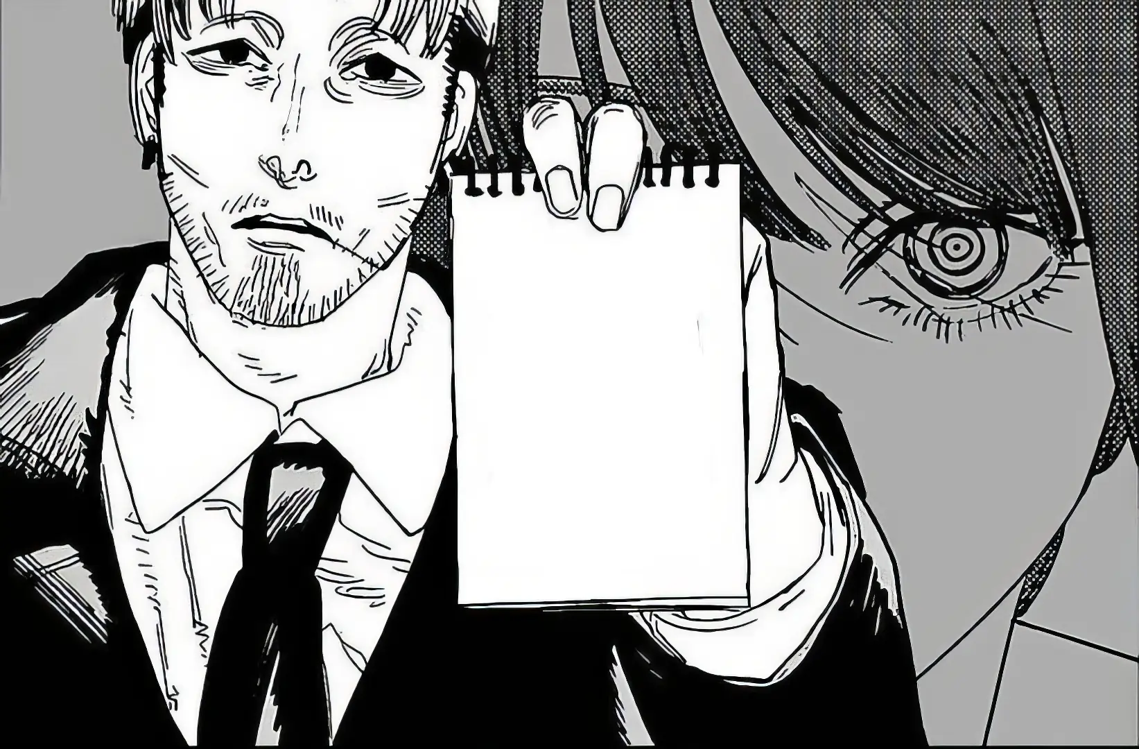 Makima is listening meme template Chainsaw Man