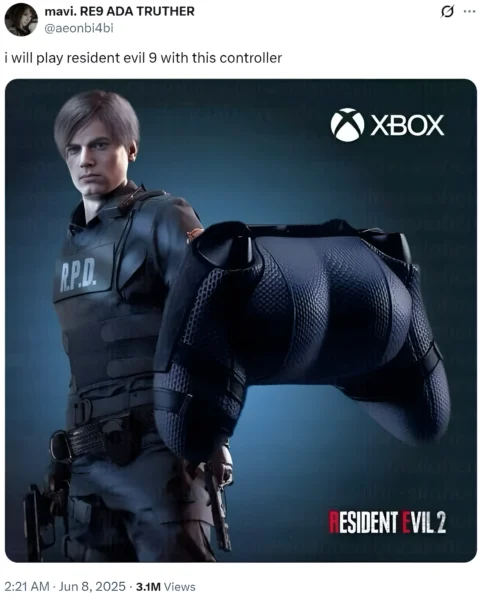 Resident Evil 9 Meme – Leon Kennedy Controller