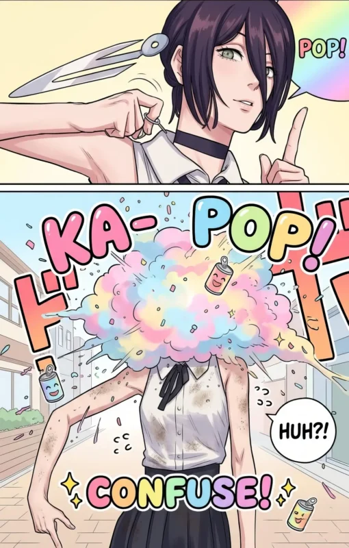 Reze boom meme Chainsaw Man explosion