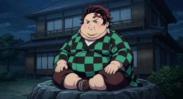 Tanjiro Fat Meme – Post Meal Final Form