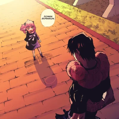 Anya domain expansion meme Toji Fushiguro crossover