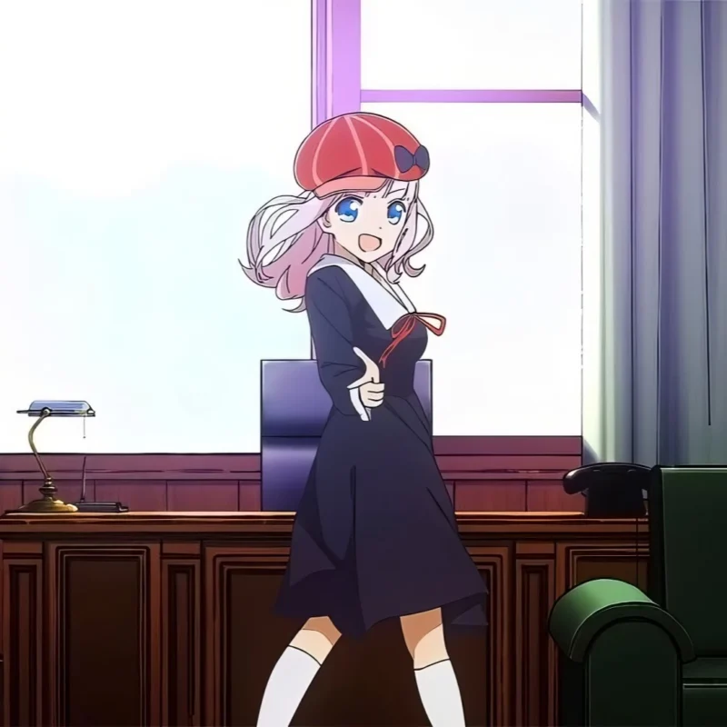 Chika Fujiwara dance meme cute anime scene HD Kaguya sama free download