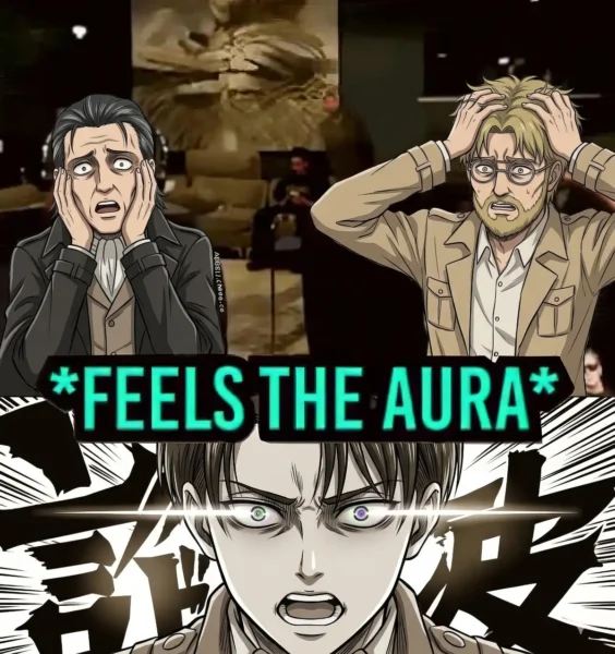 Feels The Aura Meme – Levi Ackerman Fear Presence
