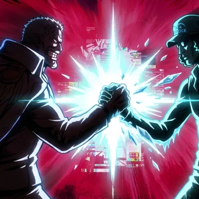 garp aokiji dap up meme one piece handshake