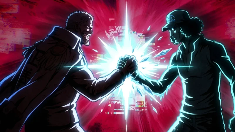 garp aokiji dap up meme one piece handshake