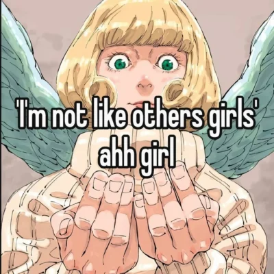Hana Kurusu Angel not like other girls meme JJK Jujutsu Kaisen manga HD free download no watermark funny reaction