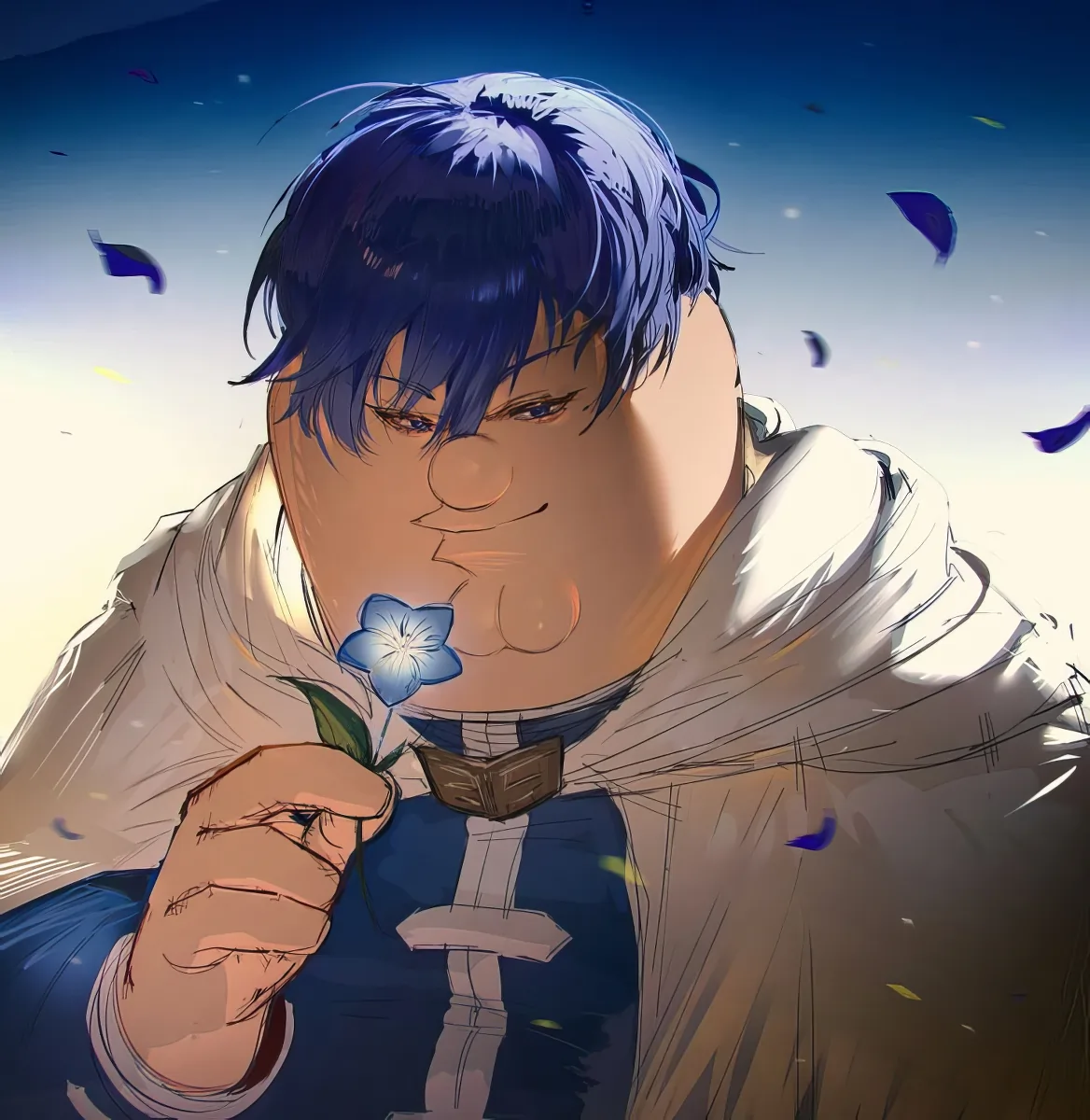 Himmel meme Frieren Beyond Journey’s End funny crossover face