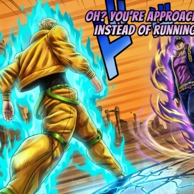 Jotaro Kujo oh you're approaching me meme stand battle scene HD JoJo Bizarre Adventure free download