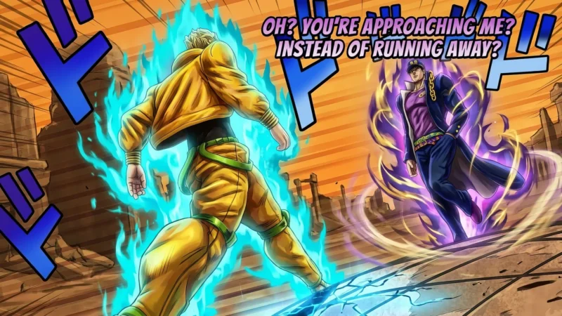 Jotaro Kujo oh you're approaching me meme stand battle scene HD JoJo Bizarre Adventure free download