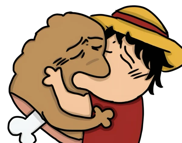 Luffy Meat Love Meme – True One Piece Romance