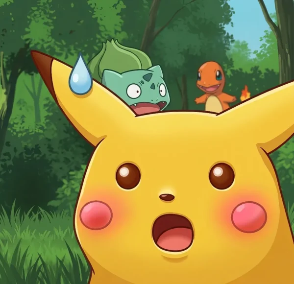Pikachu Shocked Face Meme – Classic Reaction Moment