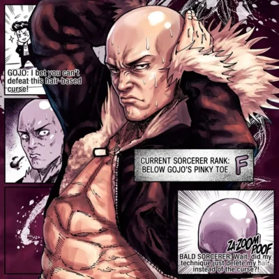 Ryu Ishigori bald meme pfp Jujutsu Kaisen funny reaction