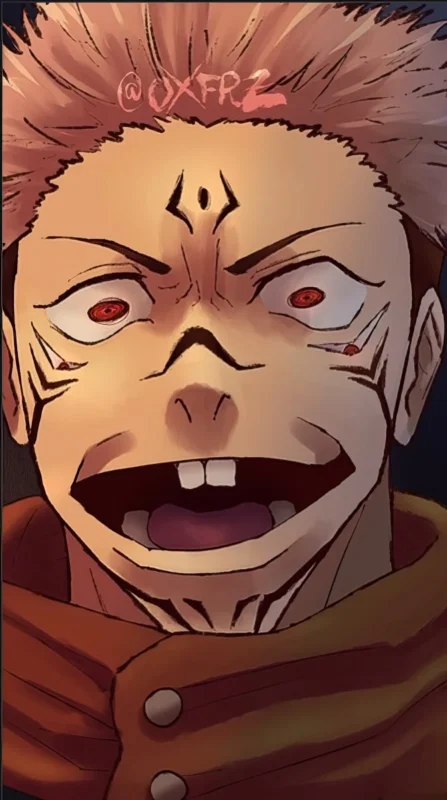 Ryomen Sukuna crazy smile funny face meme | HD 2026 Jujutsu Kaisen free download
