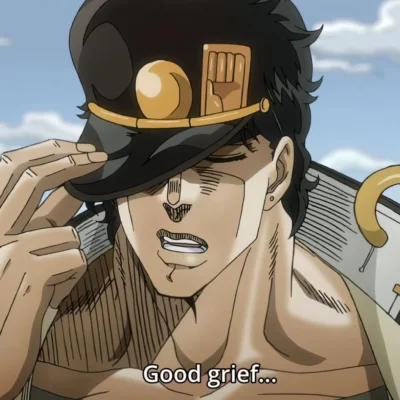 Jotaro Kujo yare yare daze annoyed reaction meme | HD 2026 JoJo anime free download