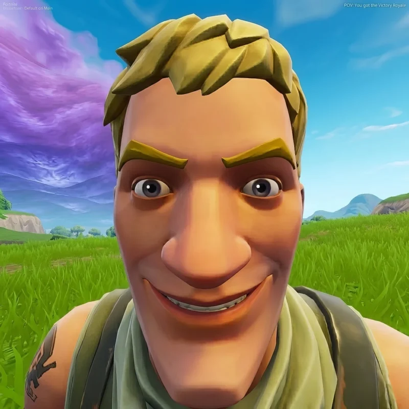 Zesty Fortnite Meme Default Skin – Victory Royale Energy