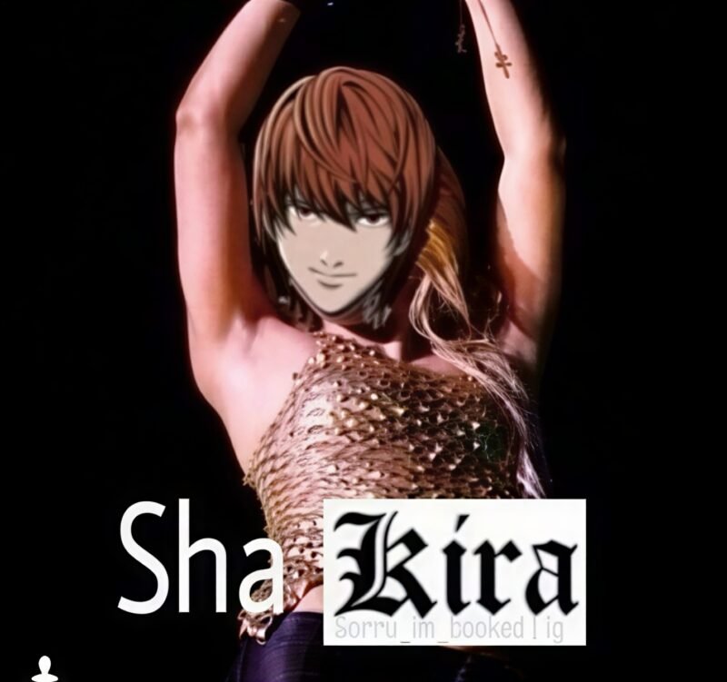 ShaKira Light Yagami Death Note meme funny face swap HD free download no watermark anime music crossover