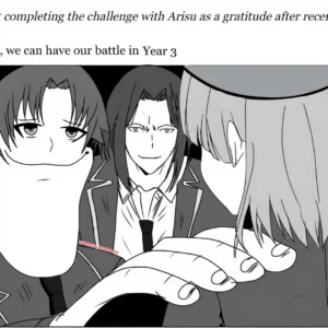 Ayanokoji cold stare manga meme classroom of the elite