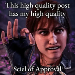 Home HD Meme Sciel of Approval meme from Clair Obscur Expedition 33 in HD quality