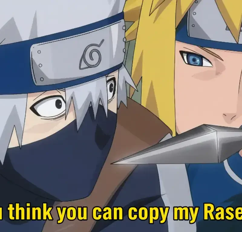 Copy my Rasengan meme Minato Kakashi kunai Naruto HD