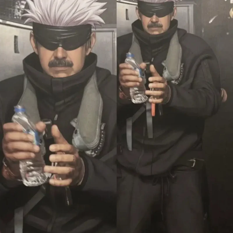 Nicolas Maduro cosplay as Satoru Gojo JJK meme in HD